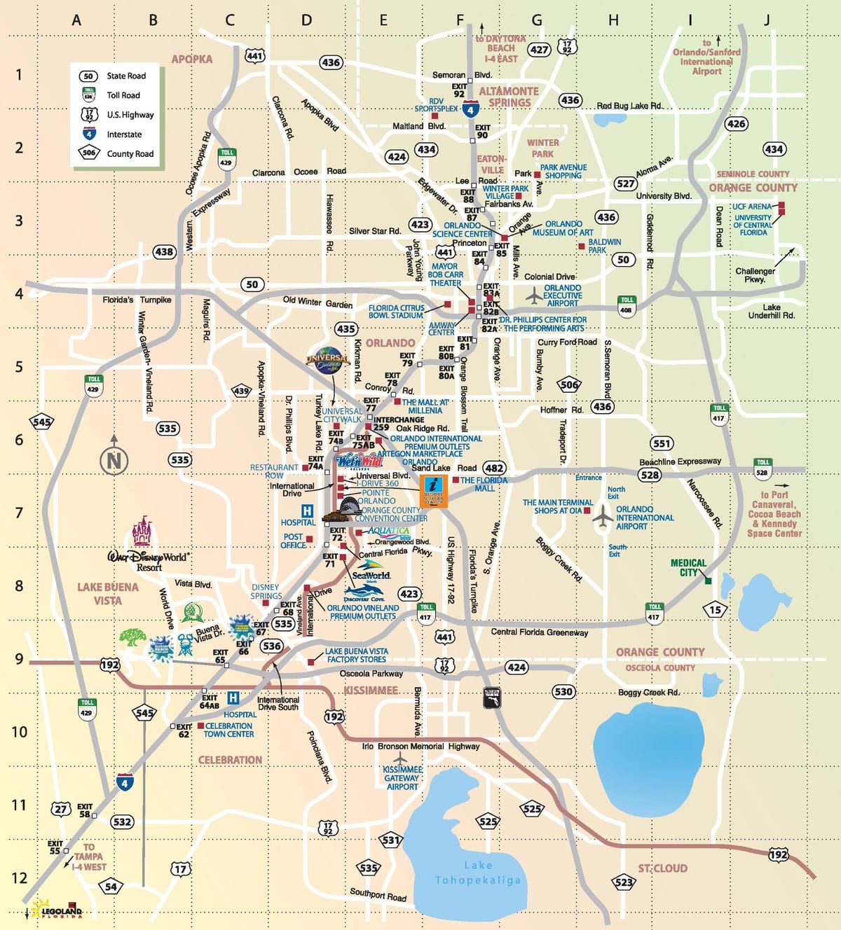 แผนที่ของรับเถอะน่านายปวดท้องอยู่ attractions