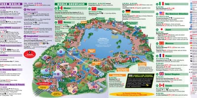EPCOT เที่ยวดีสนีย์เวิลด์บนแผนที่